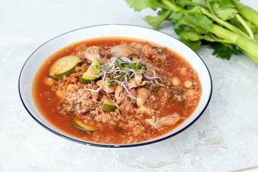 Fit minestrone polievka